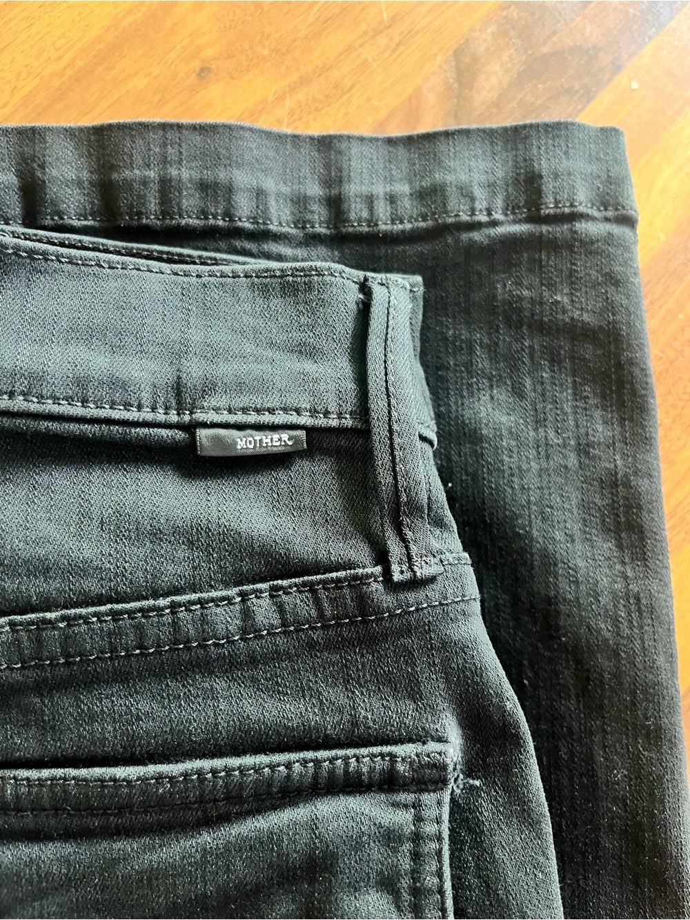MOTHER Denim Rambler Cargo Ankle Black Not Guilty 26 - Picture 5 of 5